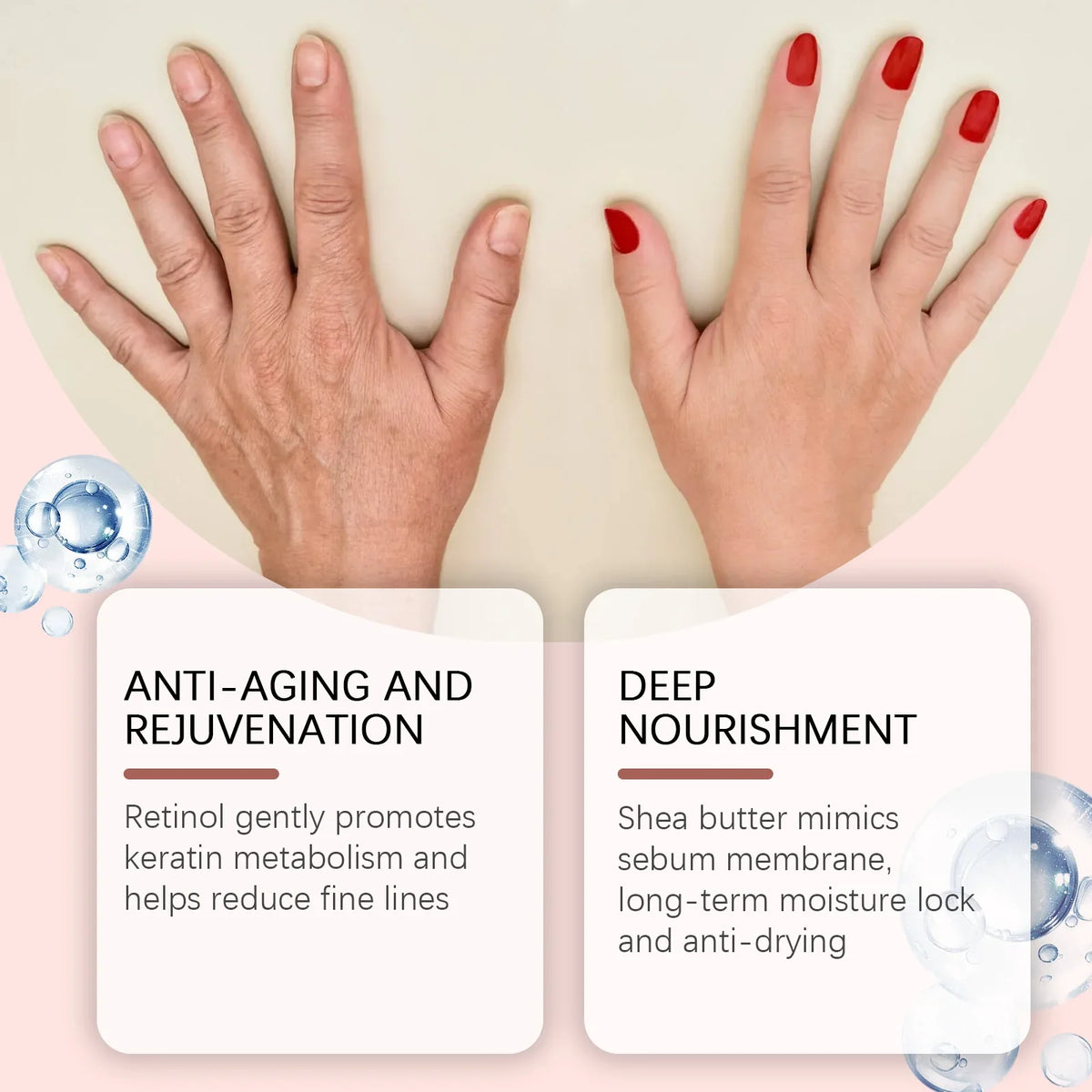 Retinol Hand Cream – Firming, Hydrating & Non-Greasy | 50g