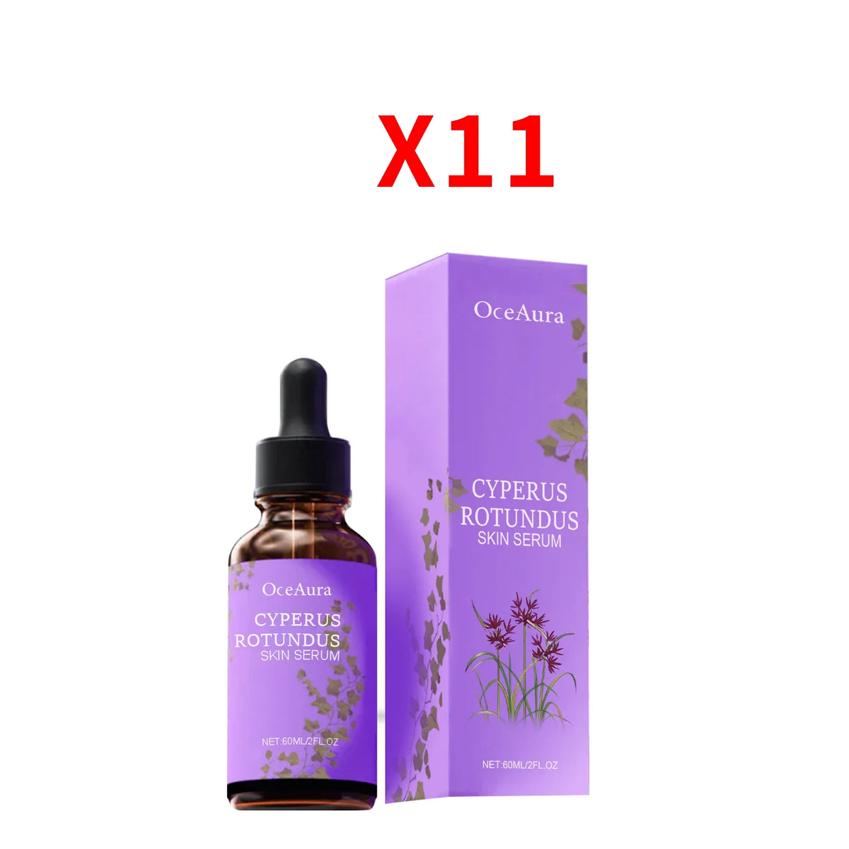 OceAura Cyperus Rotundus Hair Growth Inhibitor Serum 60ml