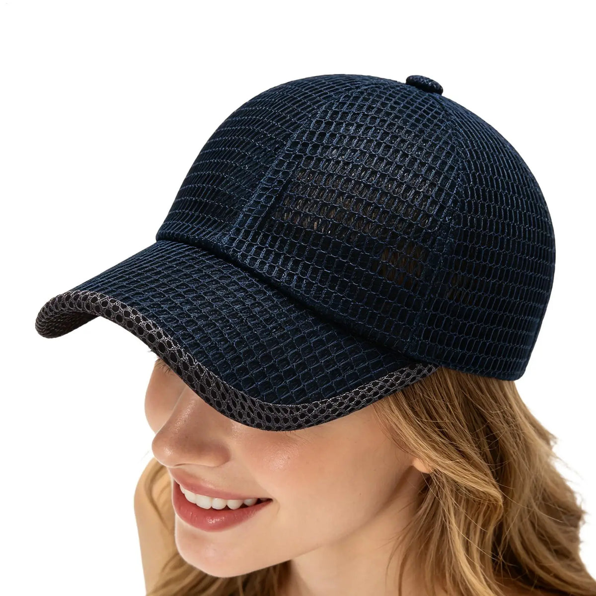 Mesh Baseball Cap – Breathable Unisex Dad Hat for Outdoors