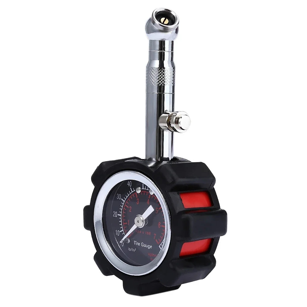 Accuracy Tire Pressure Gauge 100 PSI Heavy Duty Car Truck Motorcycle