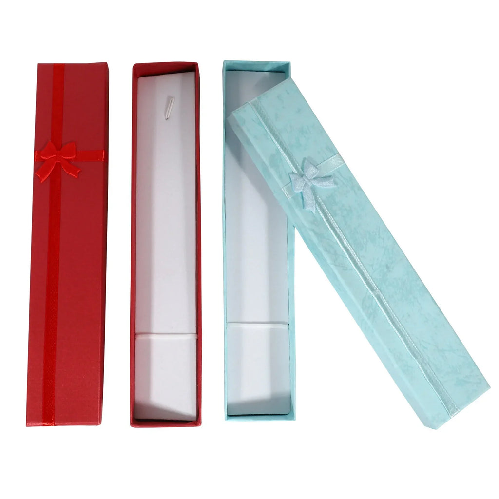 A36T-20 X Elegant Luxury Boxes Long Rectangular Jewelry Presentation