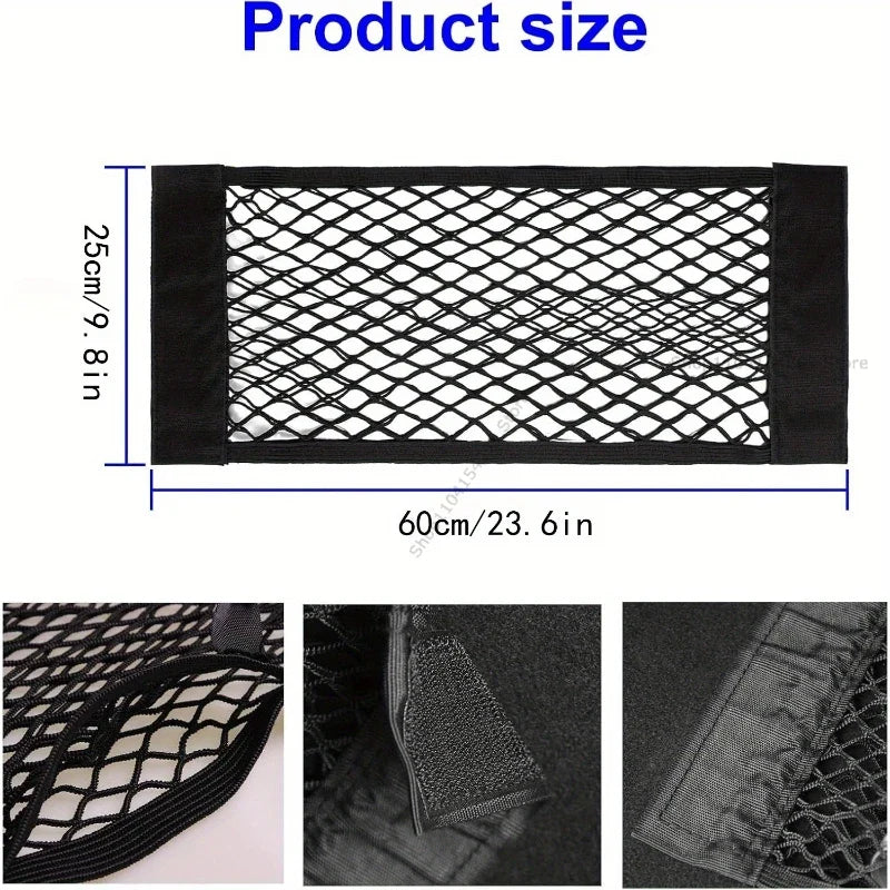 Car Trunk Elastic Mesh Storage Net Organizer Bag | Multi-Size