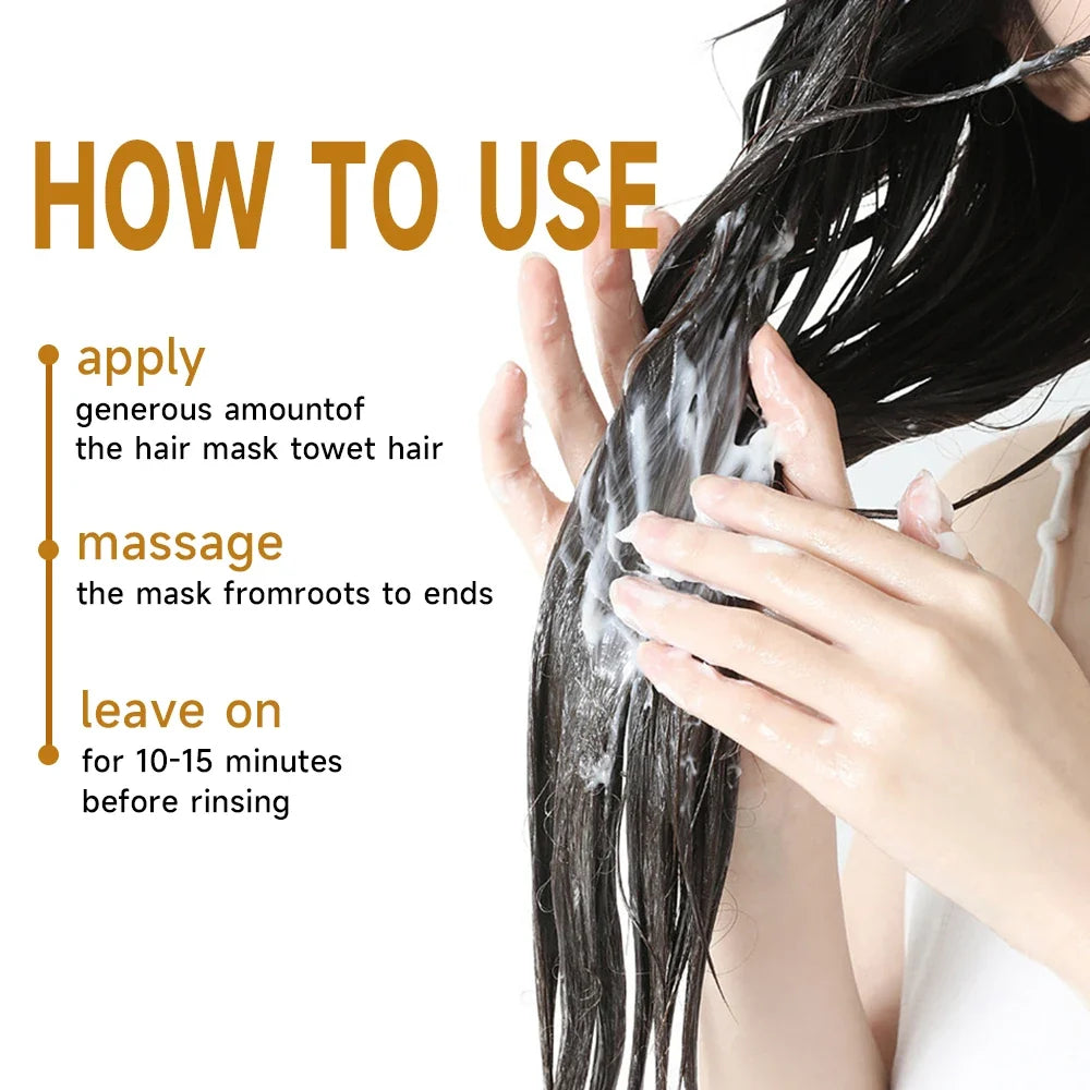 Collagen Keratin Hair Mask – Deep Moisture & Frizz Control 250g