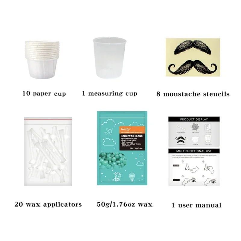 Nose Wax Kit for Men & Women | Paper-Free Hair Removal