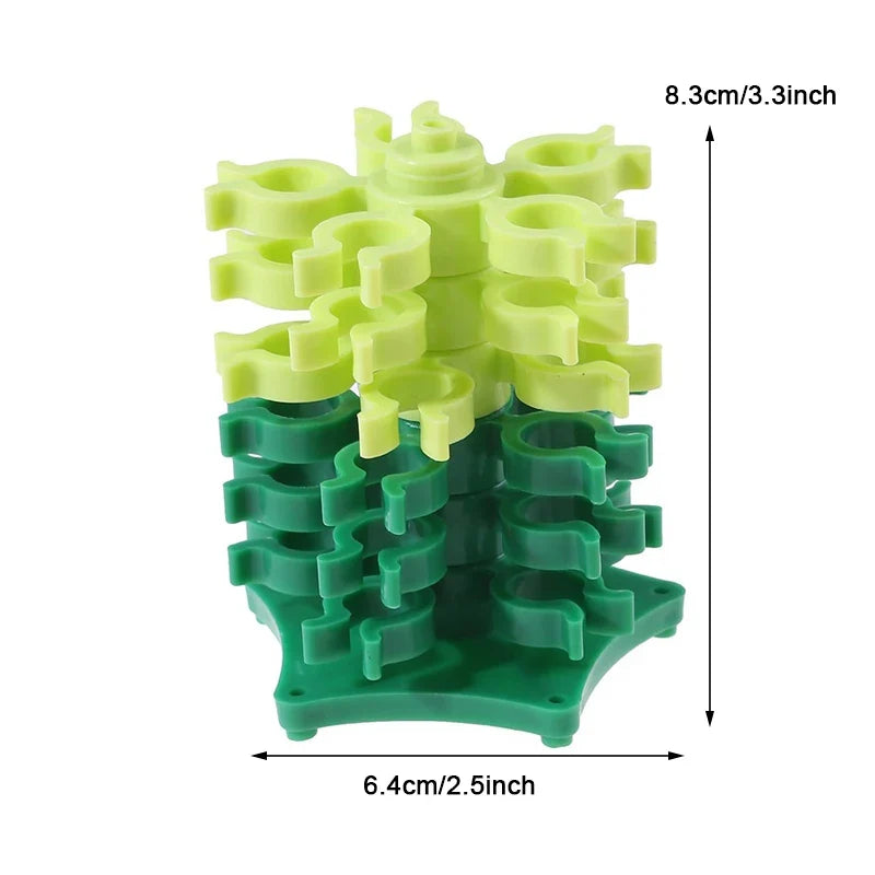 Rotary Bobbin Holder Tower Detachable Clips Thread Storage Rack