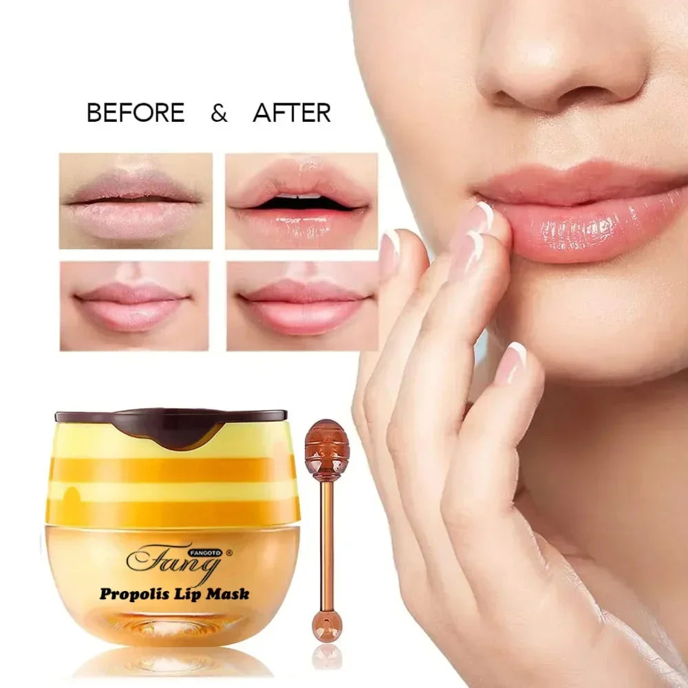LUXURYTO Lip Sleep Mask – Strawberry Honey Overnight Lip Balm