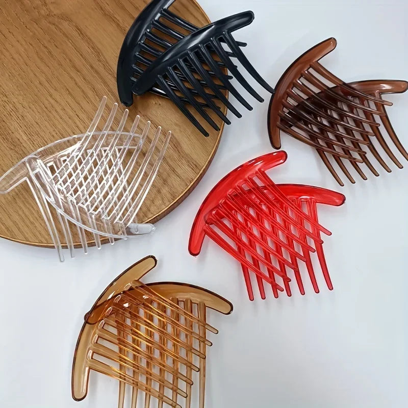 Seven-Tooth Shaped Hair Comb – Durable Handle for All Styles
