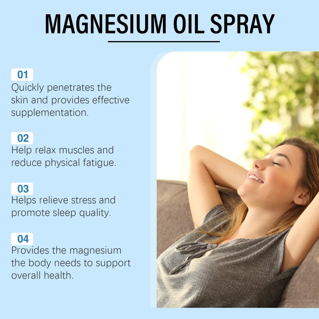 Ximonth Magnesium Oil Spray – Sleep, Muscle Pain & Skin