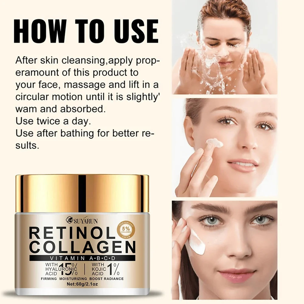 Collagen Cream with Kojic Acid & Hyaluronic Acid | Moisturizer