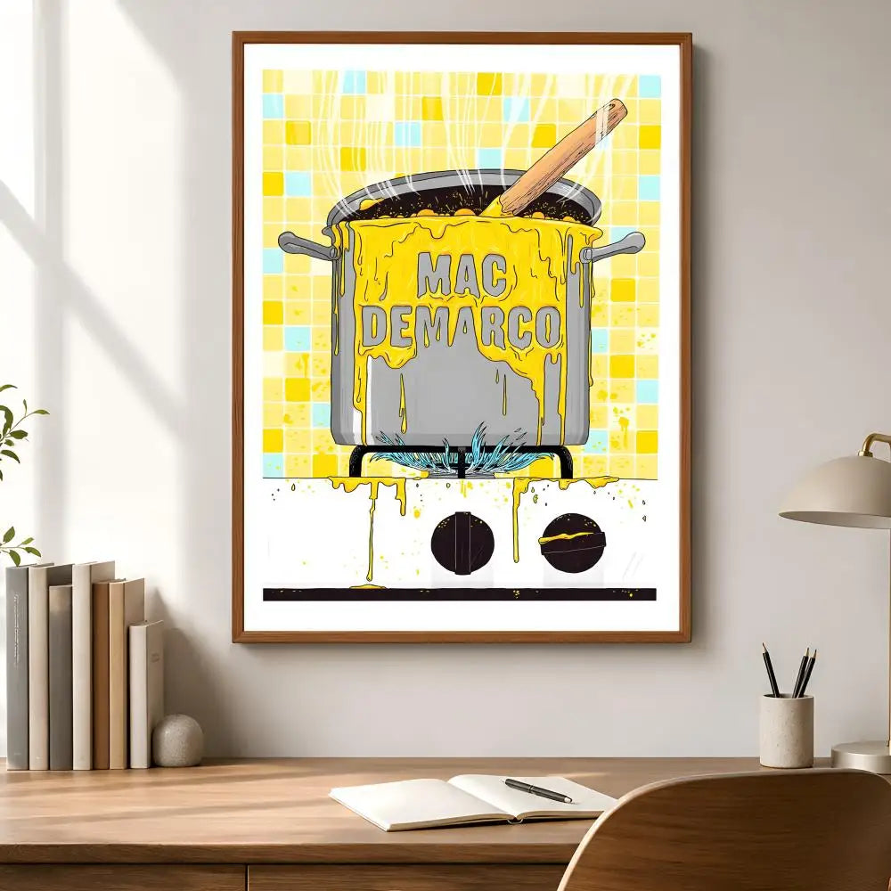 Mac DeMarco Waterproof PVC Wall Poster – Peel & Stick HD Art