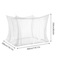 Four-Door Square Canopy Mosquito Net – Bed, Patio & Camping
