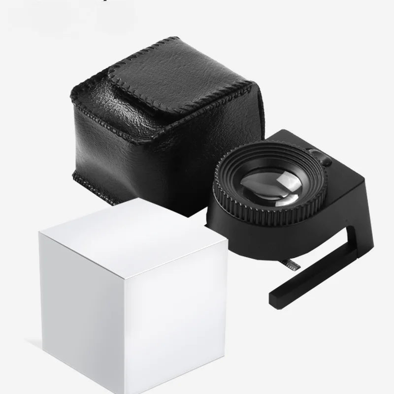 Illuminated Magnifying Loupe – LED UV Light, Scale & Stand