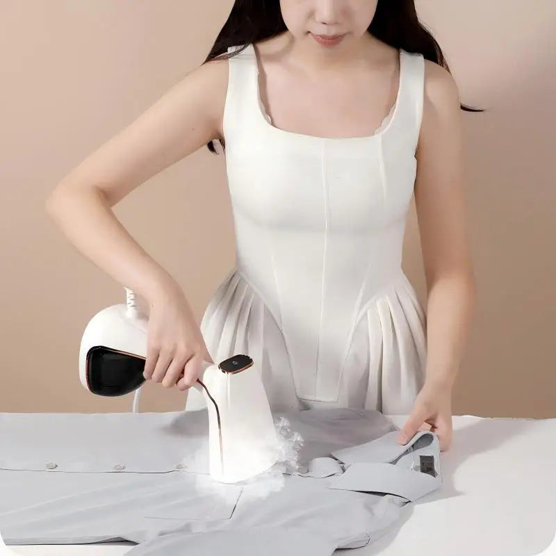 HOMEFISH Touchscreen Handheld Garment Steamer | Mini Vertical Iron
