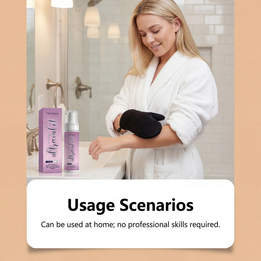 OceAura Self Tan Mousse – Sunless Tanning Foam 150ml