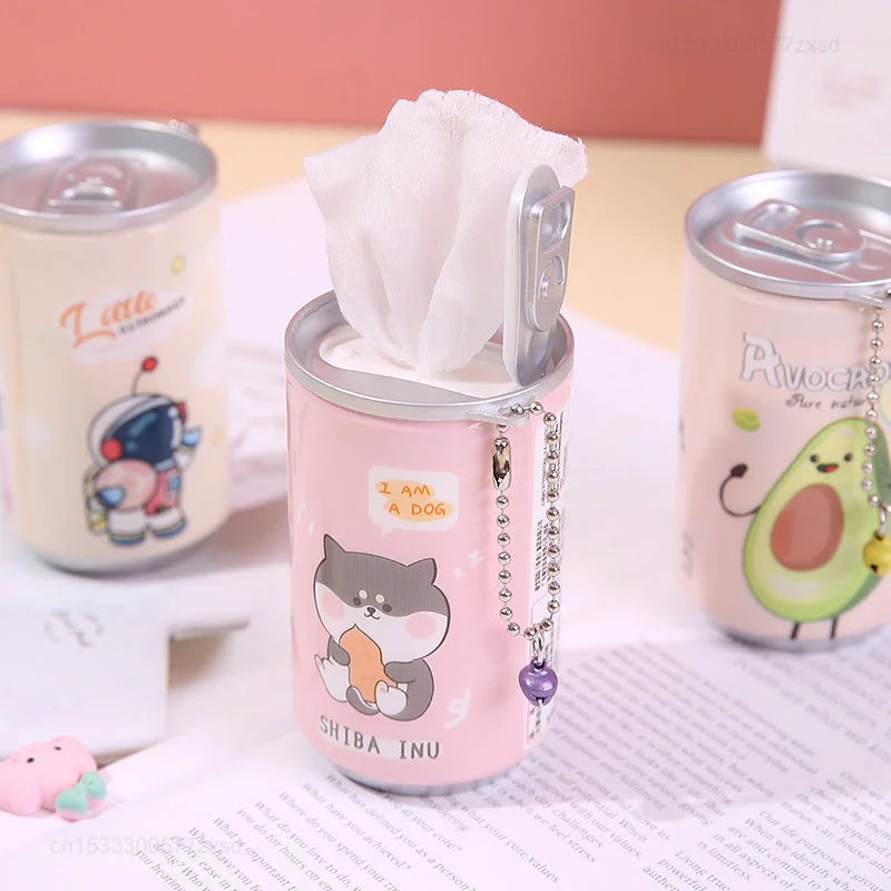 Cartoon Canned Wet Wipes for Kids 30 Sheets | Hand & Mouth
