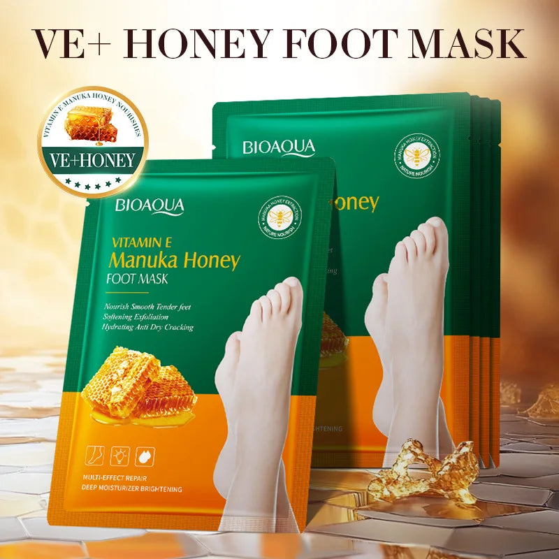 Vitamin E & Honey Foot Mask – Nourish, Soften & Smooth Feet