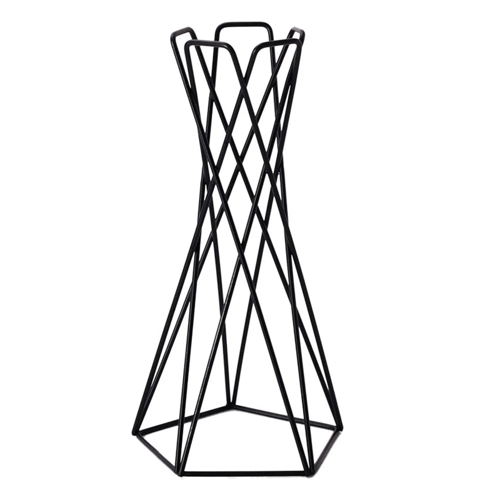 Nordic Geometric Iron Air Plant Holder | Tillandsia Stand