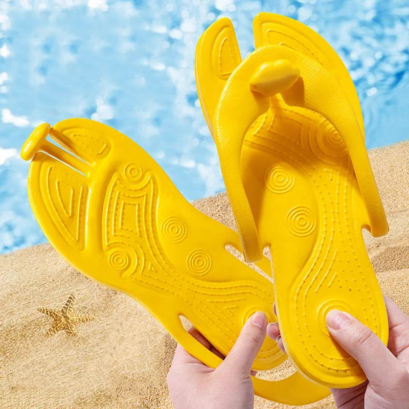 Foldable Travel Slippers – Lightweight EVA Slides Women & Men