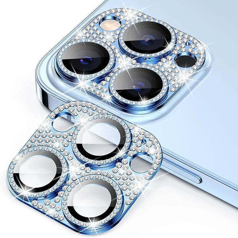 Diamond-encrusted Integrated Lens Film iPhone15 16 Promax Accessories
