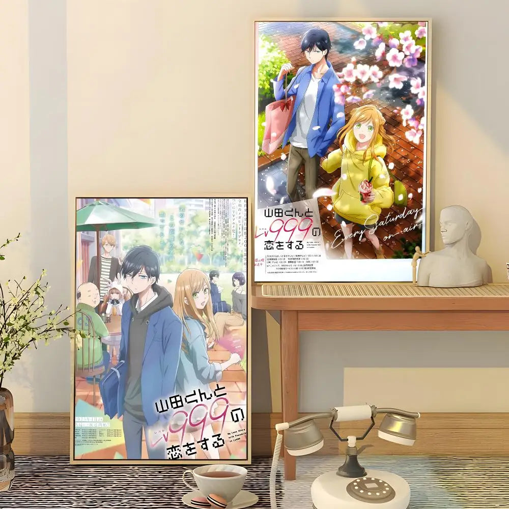 Yamada-kun at Lv999 Anime Poster HD Waterproof PVC Wall Sticker