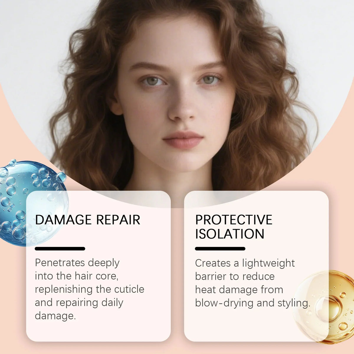 HOEGOA Leave-In Conditioner | Anti-Frizz, Repair & Smooth 100g