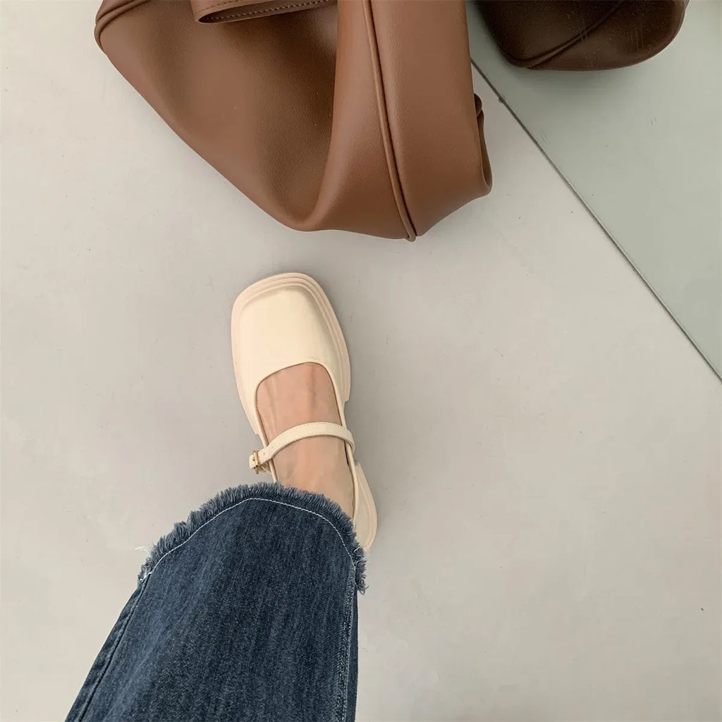 Women's Slip-On Oxford Flats – Preppy British Style Loafers