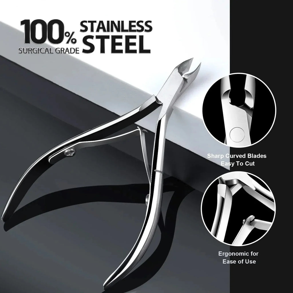 Professional Cuticle Scissors & Nail Keratin Remover Tool