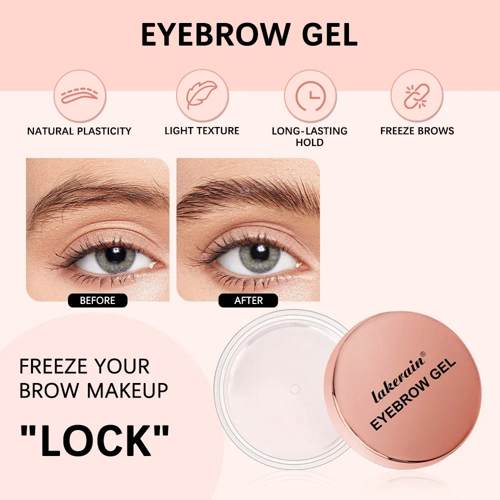 3D Waterproof Eyebrow Styling Gel Cream & Brush | Wild Brow