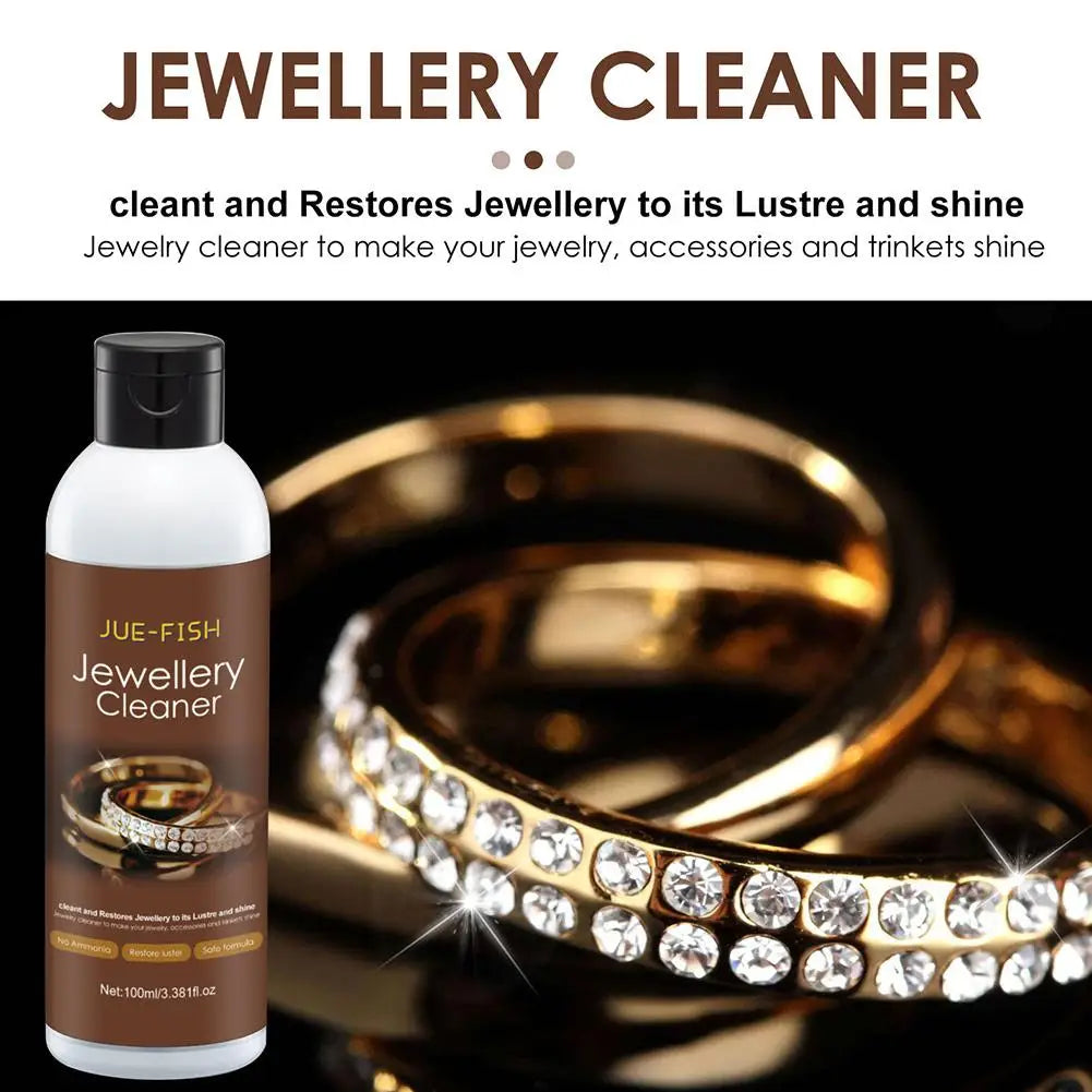 Jewelry Cleaning Concentrate Solution 100ml | Lens & Metal Cleaner