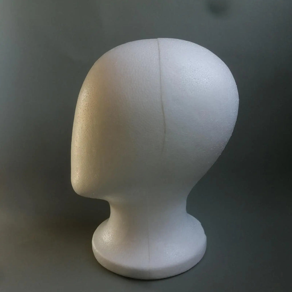 Foam Mannequin Head Stand | Wig Hat & Glasses Display
