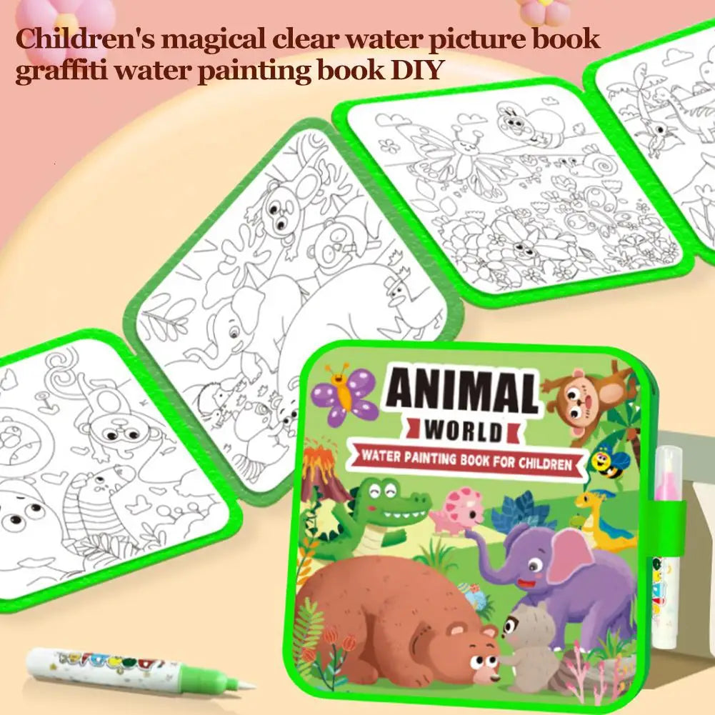 Magic Water Drawing Book DIY Doodle Coloring Books Birthday&holiday