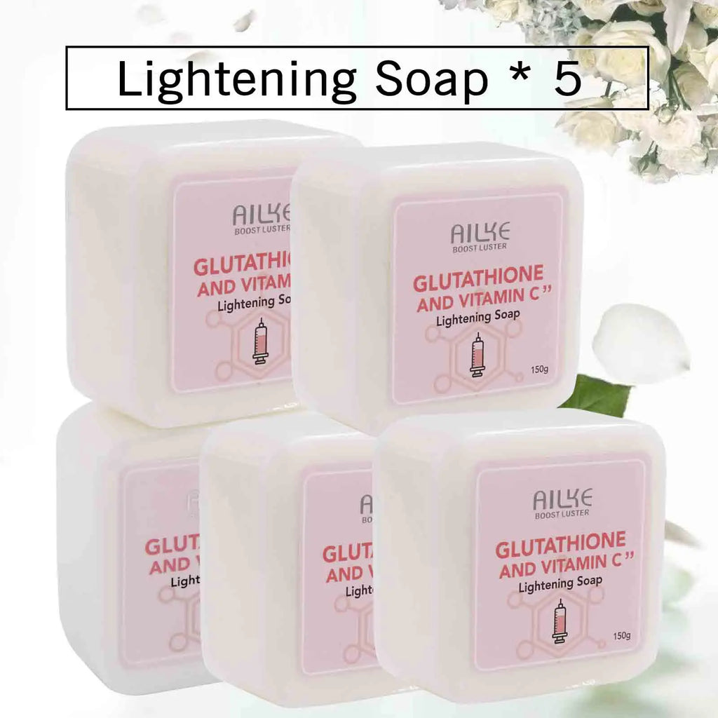 AILKE Glutathione & Vitamin C Brightening Soap Bar 150g