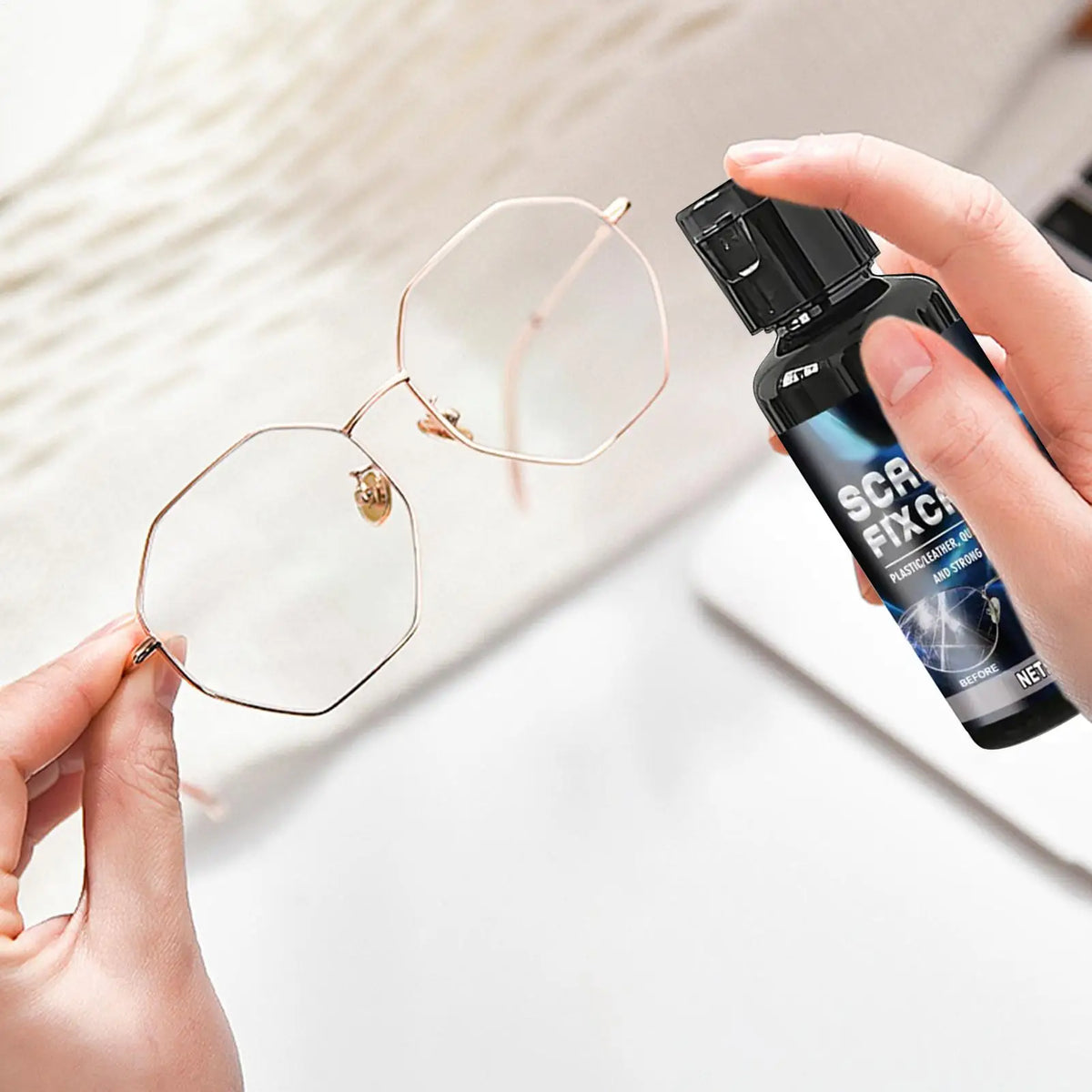 Lens Scratch Remover Gel with Sponge – Glasses & Screens
