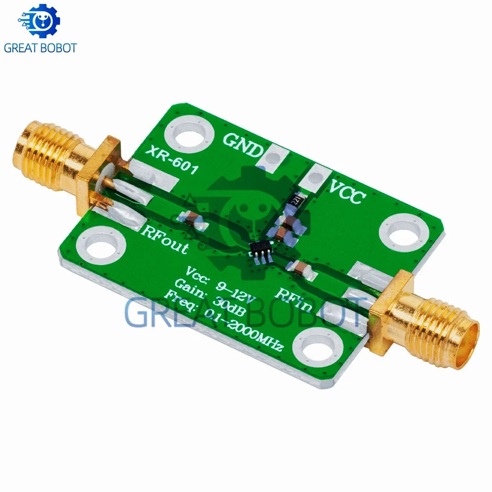 0.1–2000MHz RF Wideband Amplifier 30dB High Gain LNA Board