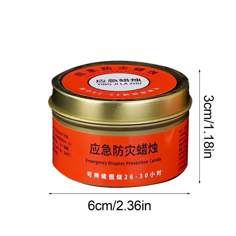 Camping Candles Survival 30 Hour Home Lighting Long Burning Windproof