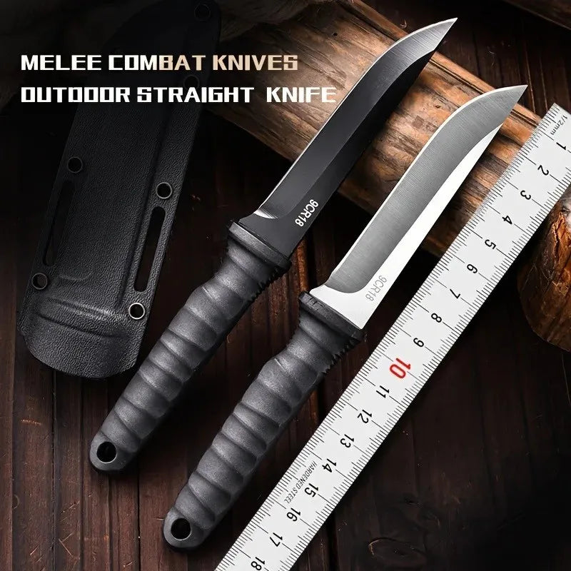 Outdoor Fixed Blade Camping Knife with Sheath | Stainless Steel
