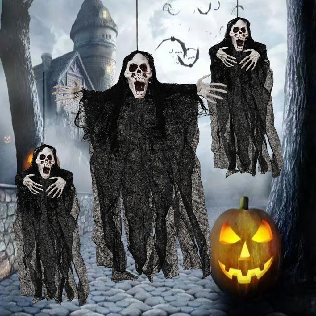 Halloween Hanging Skeleton Ghost Props | Outdoor Yard Decor