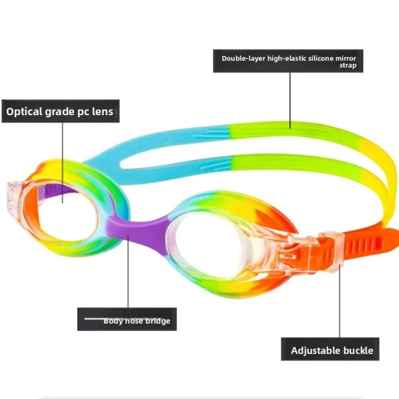 Swimming Goggles Kids Waterproof Anti Fog UV Children Professional