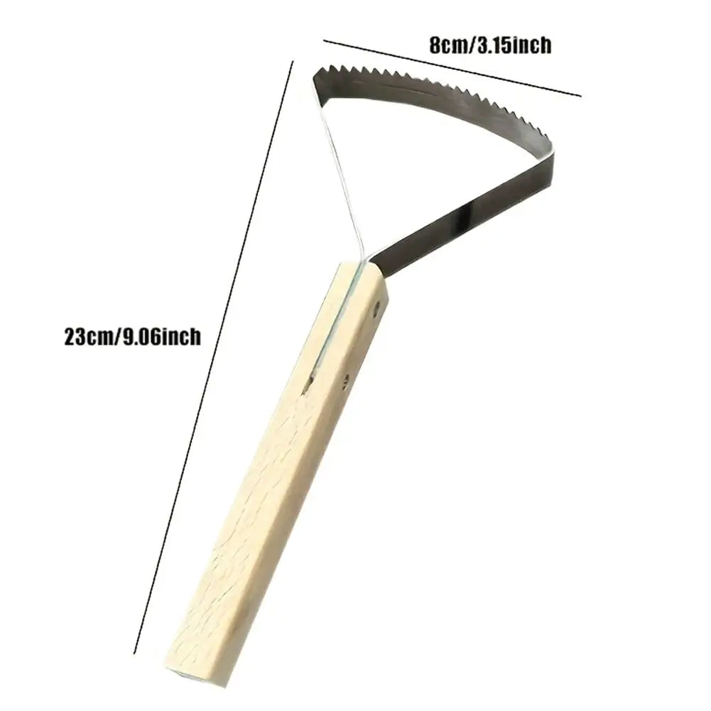 Heavy-Duty Manual Weed Cutter – Piercing Tip & Root Puller