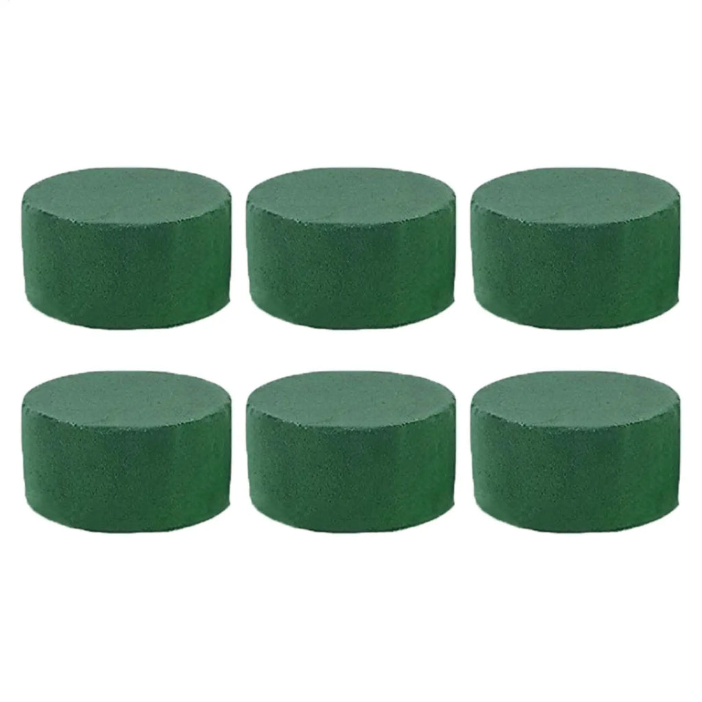 6-Pack Green Floral Foam Blocks | Wet & Dry Flower Arrangement