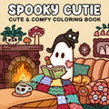 Spooky Cutie Adults Teens Halloween Coloring Book Cozy Friends Creepy