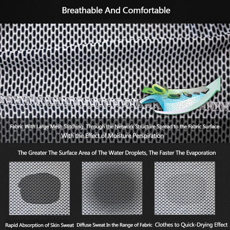 X-TIGER Men's Quick-Dry Mesh Cycling Undershirt | Base Layer
