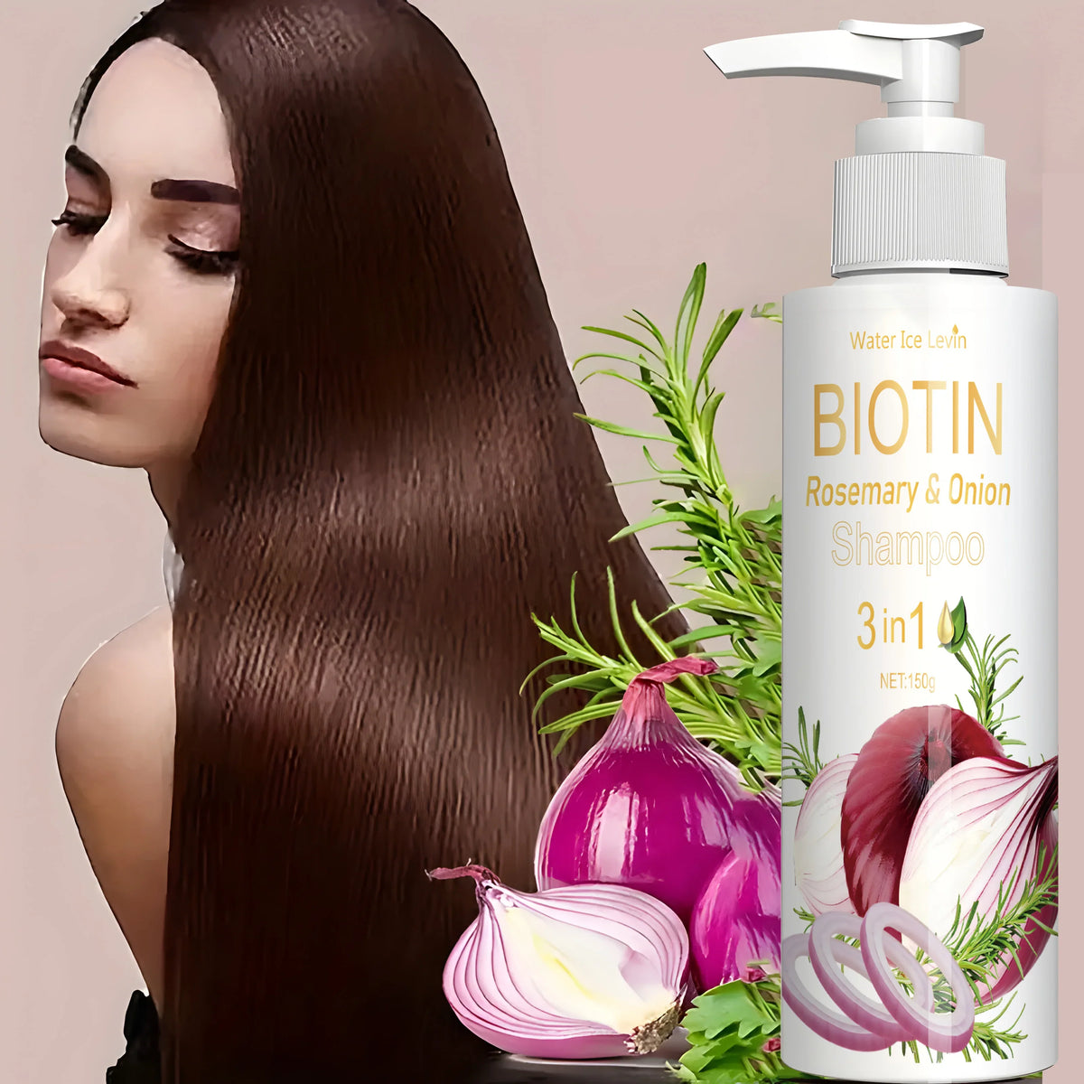 Biotin Rosemary & Onion 3-in-1 Shampoo | Thickening & Scalp Care