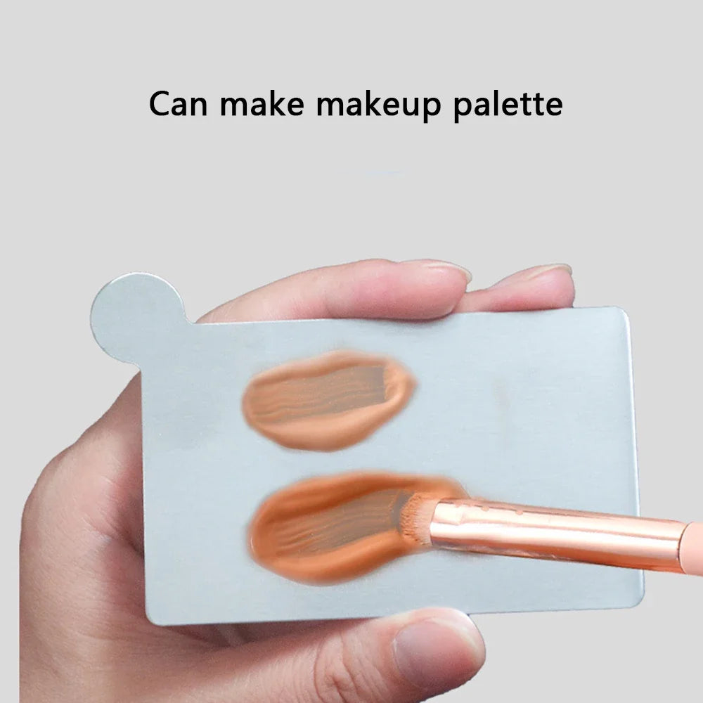 Pocket Card Makeup Mirror – Shatterproof Stainless Steel