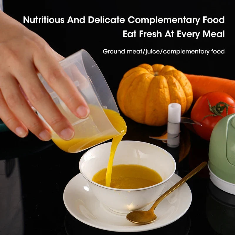 250ml USB Electric Food Chopper – Garlic & Veggie Mincer