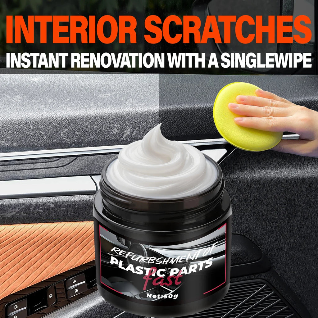 Car Interior Renovation Wax | Plastic Restorer & Tire Shine