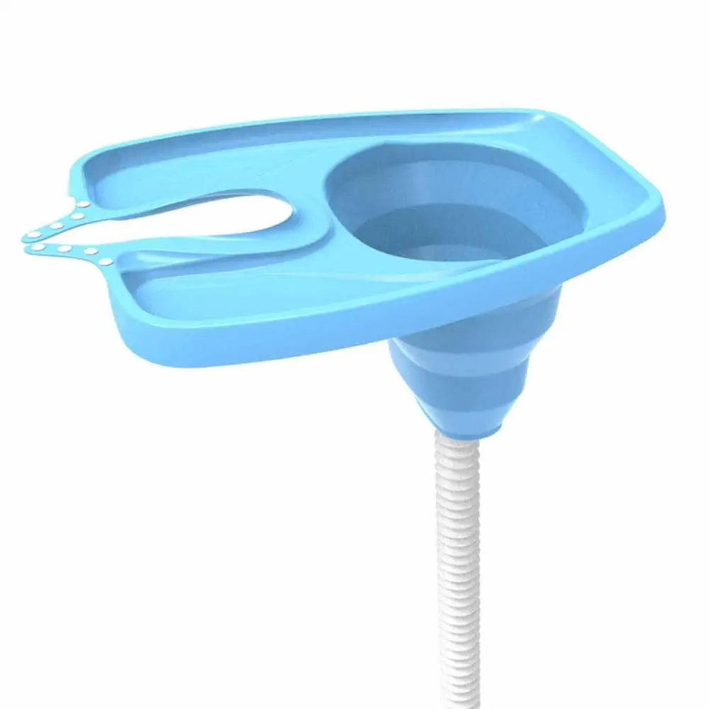 Portable Shampoo Bowl Foldable Vertical Shampooing Basin Drain Hose