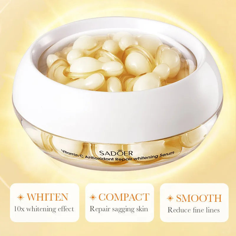 SADOER Vitamin C Brightening Capsule Serum 30pcs | Moisturizing