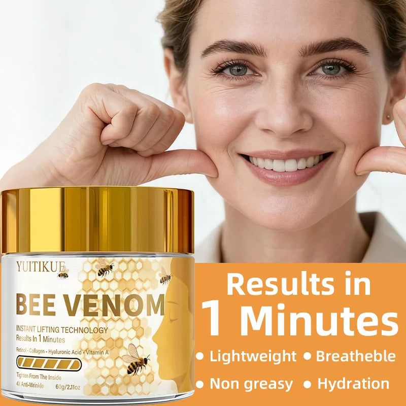 YUITIKUE Bee Venom Face Cream 60g – Lift, Firm & Anti-Wrinkle