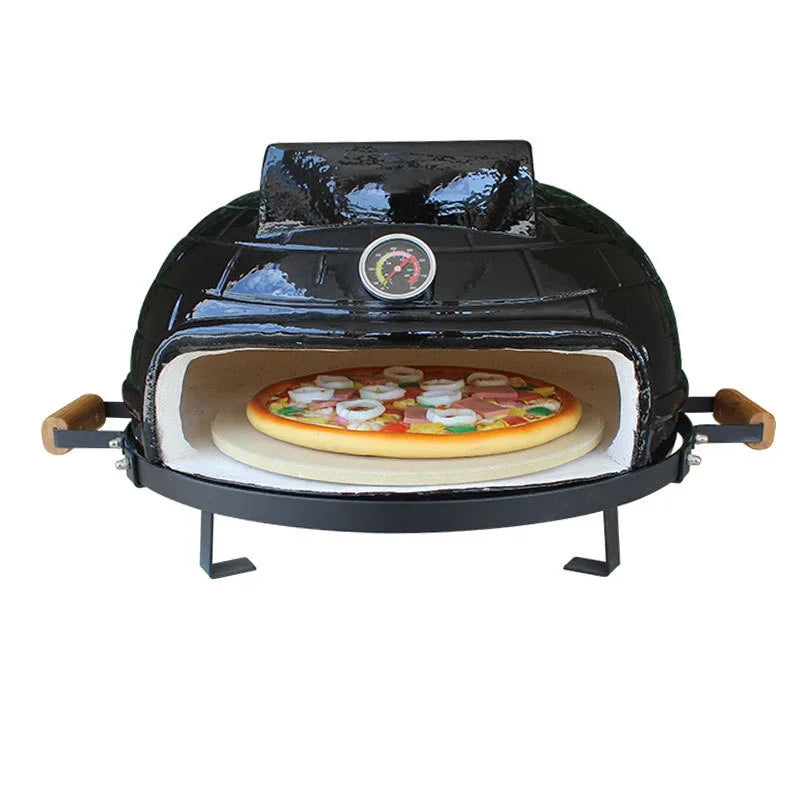 21" Ceramic Electric Pizza Oven – Portable Outdoor Pizza Maker